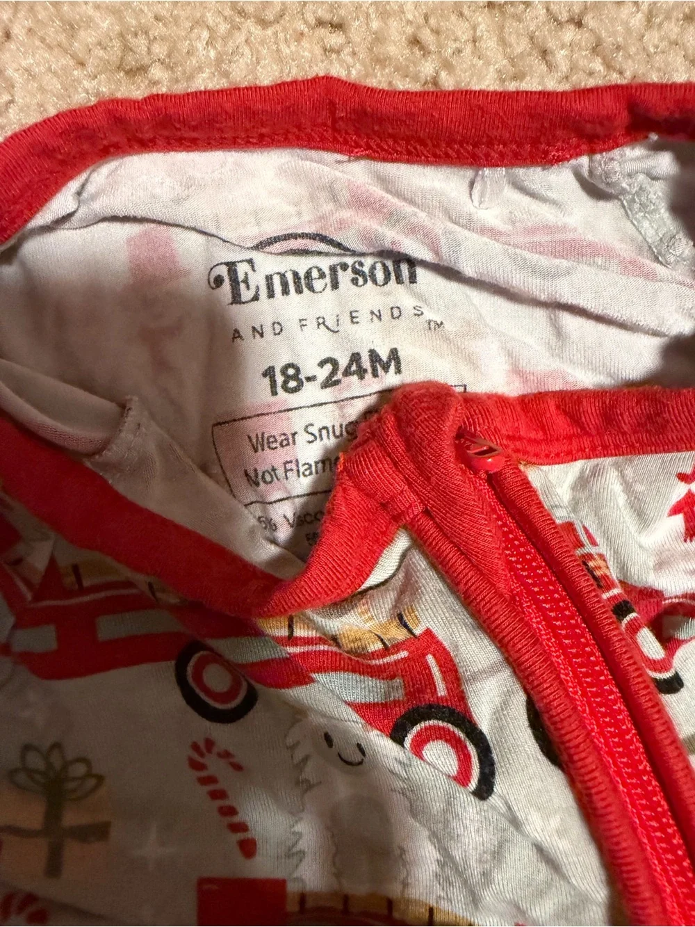 Emerson & Friends holiday pajamas